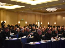 U.S. bishops meet at their fall general assembly in Baltimore, Maryland, in November 2019